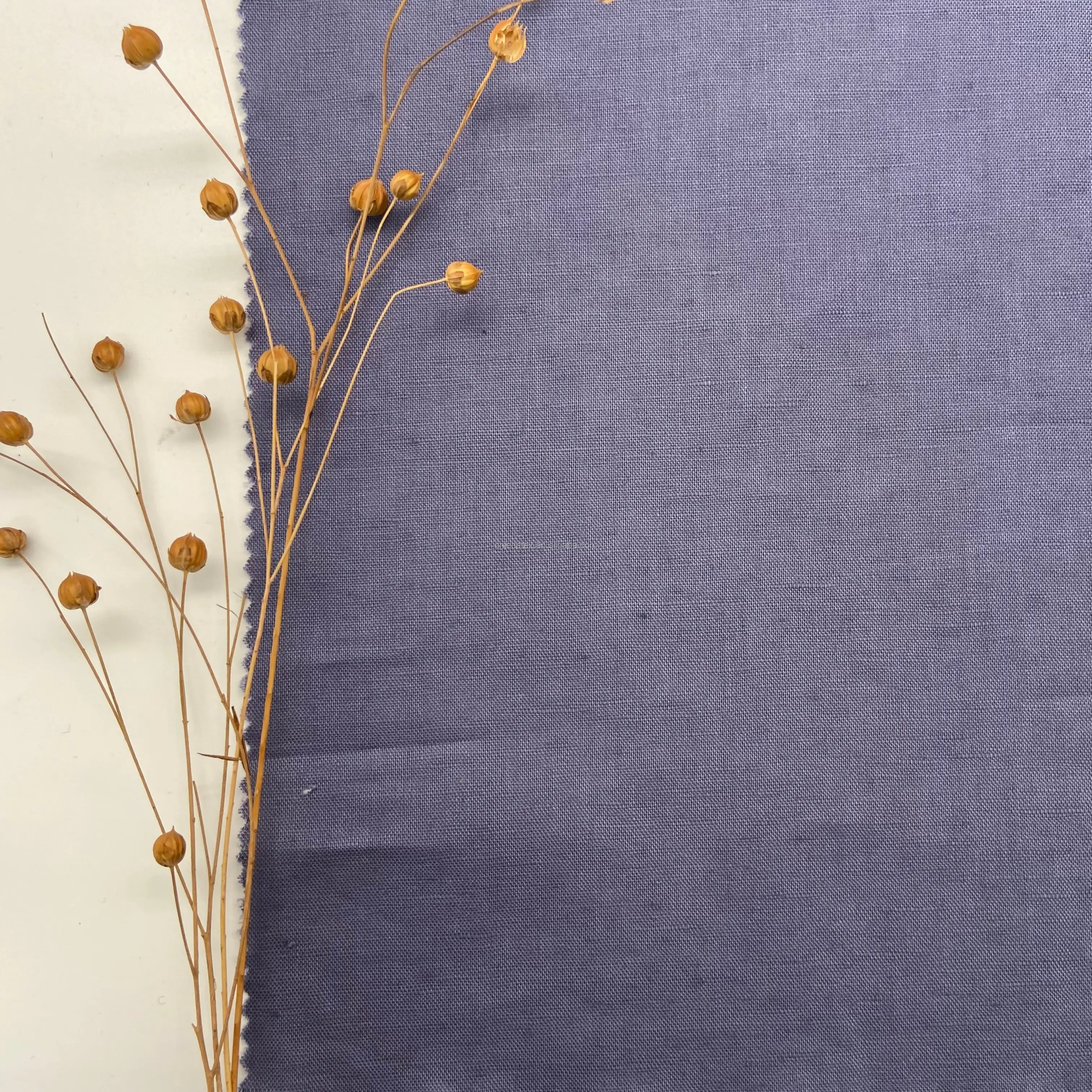 JECA BAROLO/ 15B GRS  52% Recycled Linen 48% Recycled cotton Fabric Solid piece dyed     Woven  european flax bci washable