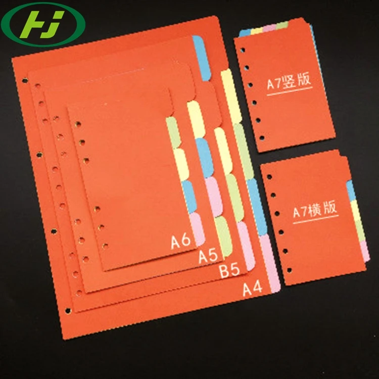 New Index A4 Paper File Paper A4 Index Tabbed Dividers