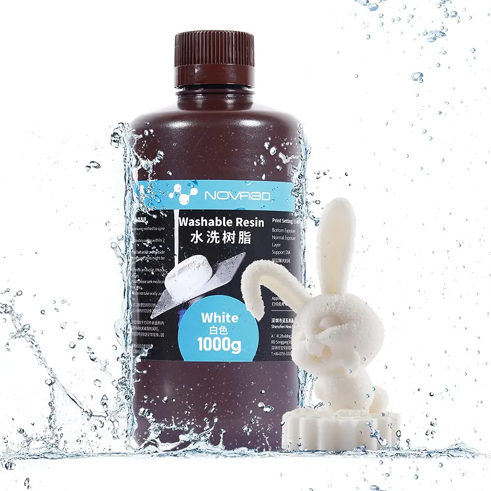 High Precision Washable 3D Printing Rapid Prototyping 3D Printer Water Resin 405nm SLA UV 3D Lavable for 3D Printer