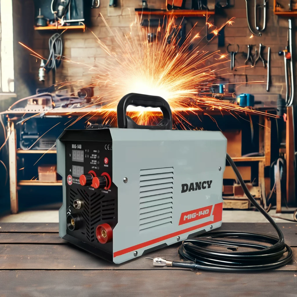 New 220V Flux Core MIG140 Welder Inverter IGBT Gasless MIG Welding Machine Synergy Control MIG/Stick/Lift TIG 3 in 1 MIG Welding