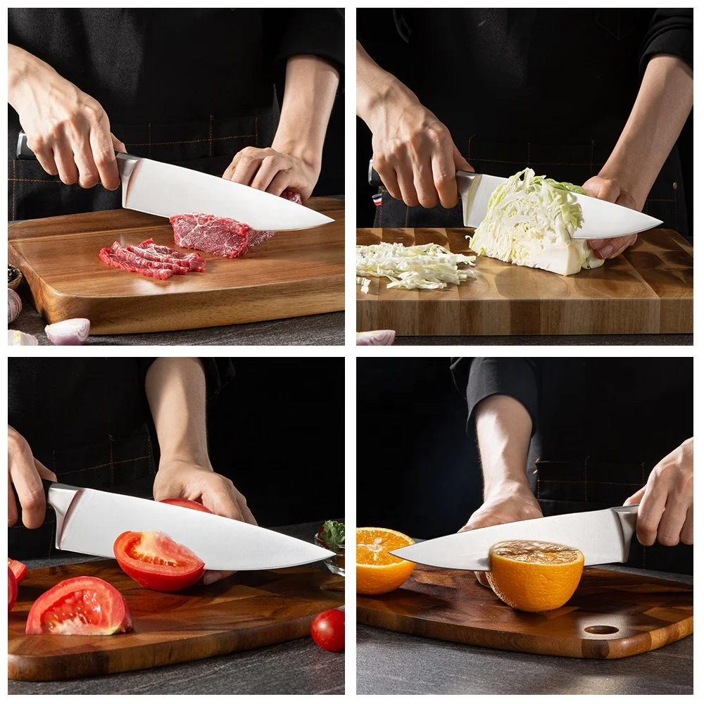 Wholesale 8 Inch Japanese Chef Knife High Carbon Stainless Steel Kitchen Chef Knives ABS Handle
