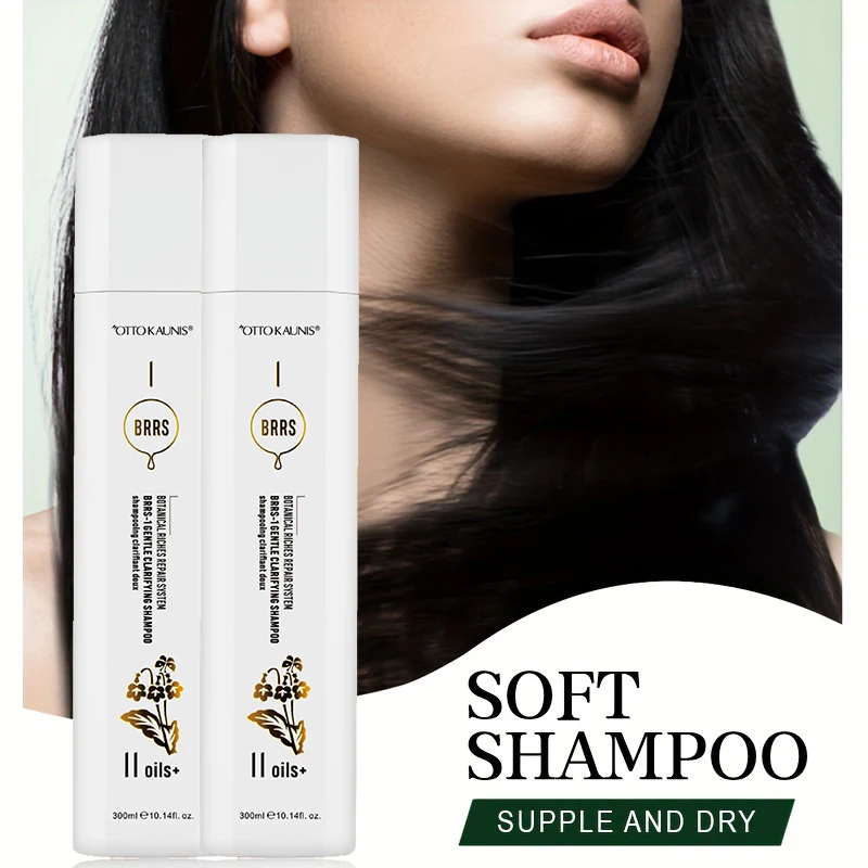Natural Hair Shampoo 300ml Free Sulfate Deep Clarifying Herbal Shampoo
