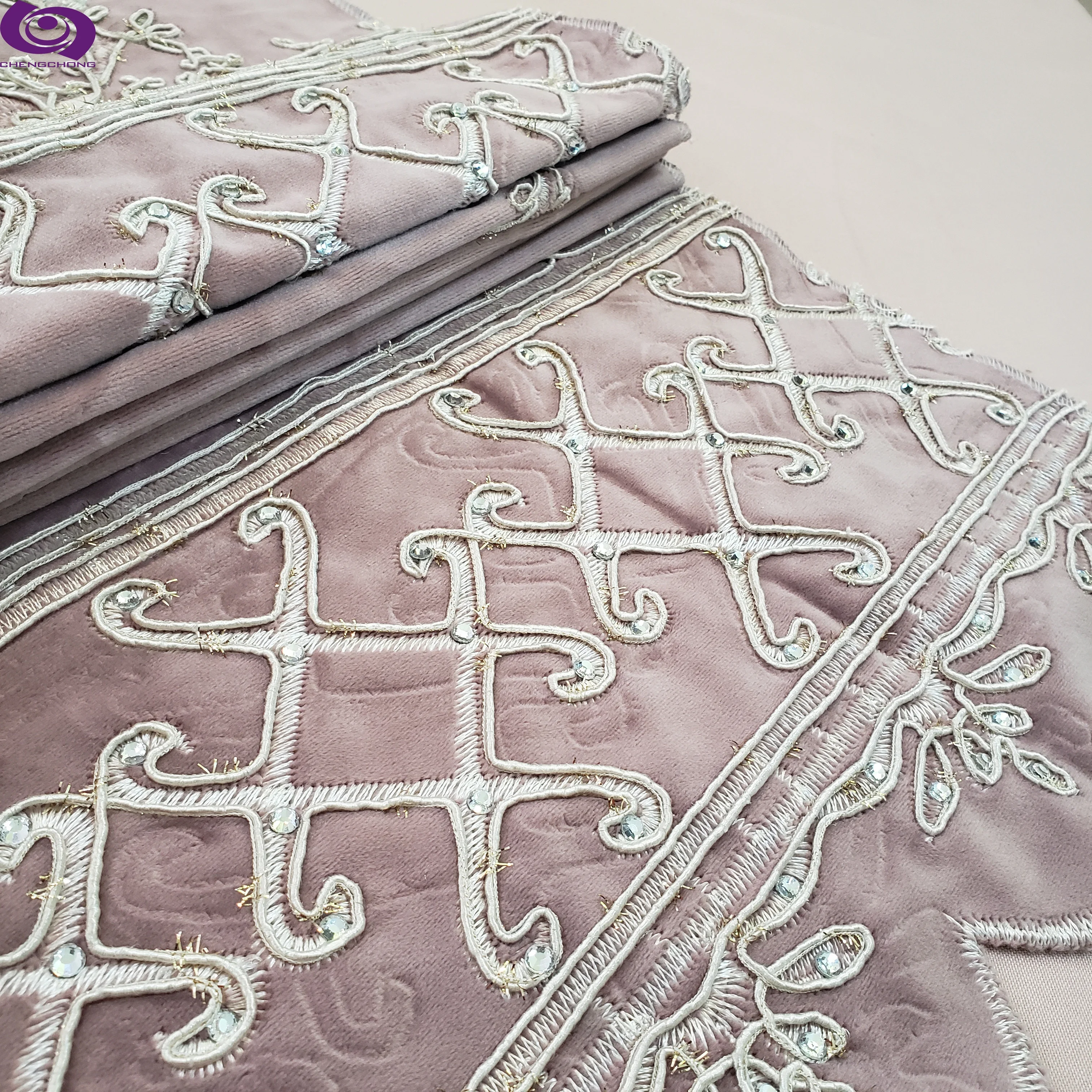 
 Лидер продаж, Высококачественная причудливая кружевная Французская ткань с вышивкой  