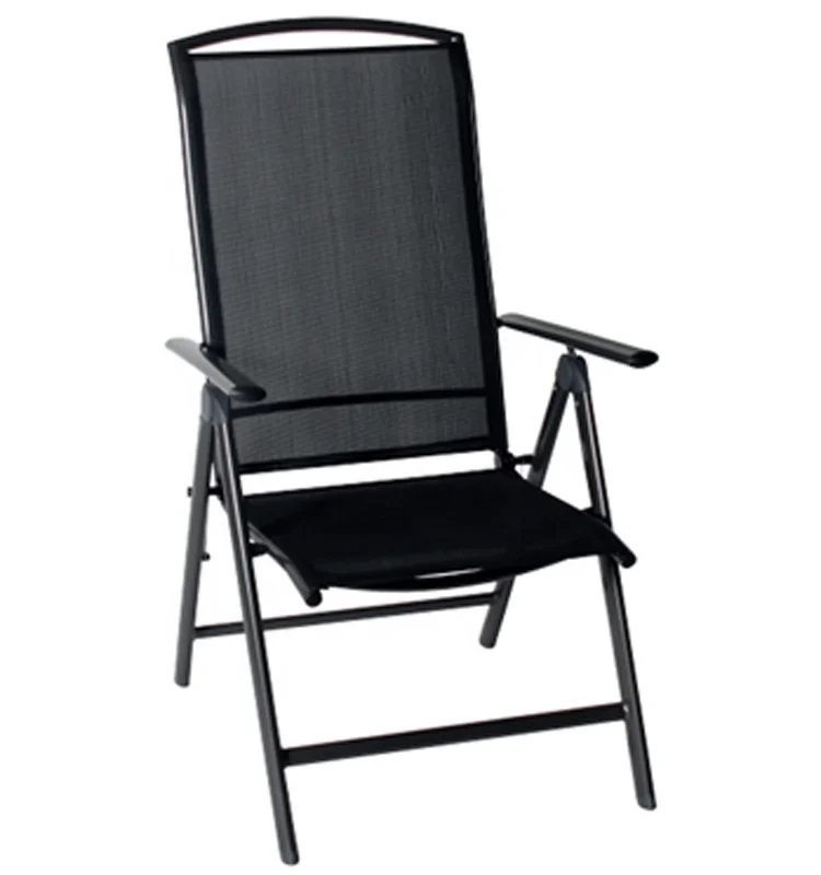 outdoor aluminum most comfortable folding chair with armrest