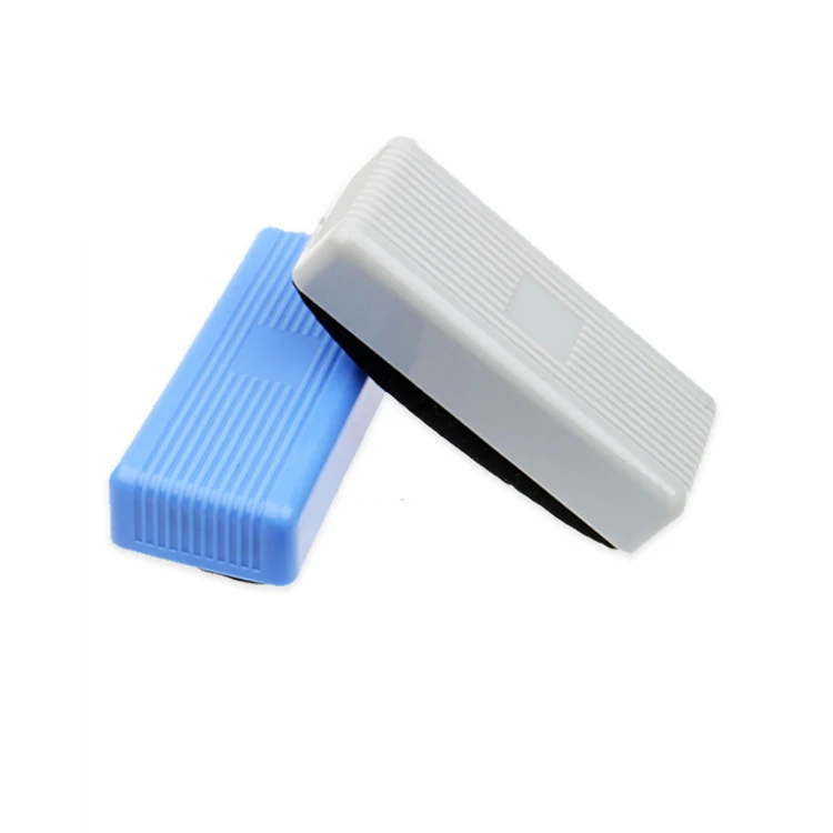 Factory supply customized dry erase white board eraser removable magnetic blackboard eraser for school