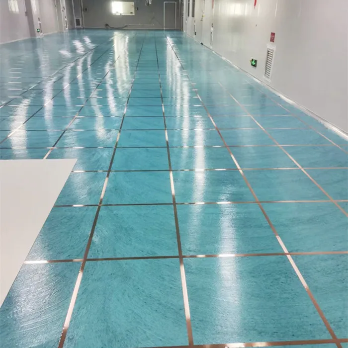 Modern Design PVC/Vinyl Flooring Tiles ESD Garage Supply Pur Surface Treatment for Indoor Workshop and Garage Use