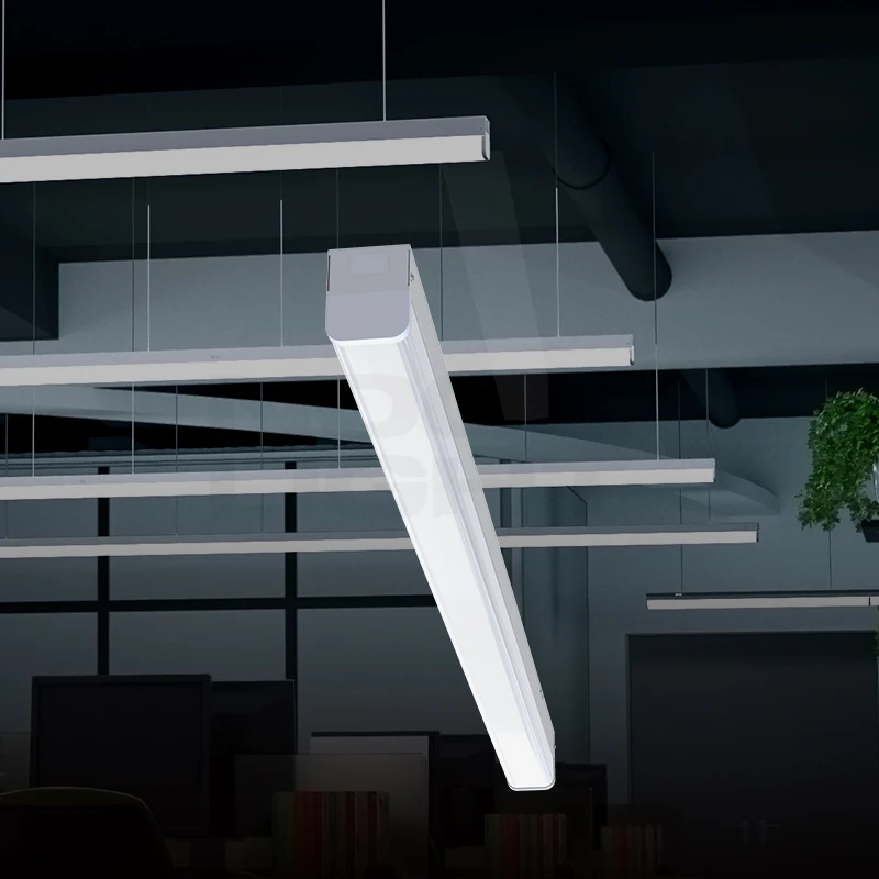 5 Years Warranty Aluminum Office Motion Sensor Linear Lighting Suspended Trimless Led Linear Lights