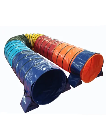 
Cool Runners Tunnel Hugging Non Constricting PVC Dog Agility Tunnel Bag set 