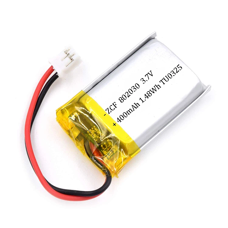 KC Certified  802030 3.7V/3.8V/3.85V 400mAh Battery High Voltage Lithium Polymer Batteries for Electronic Toys