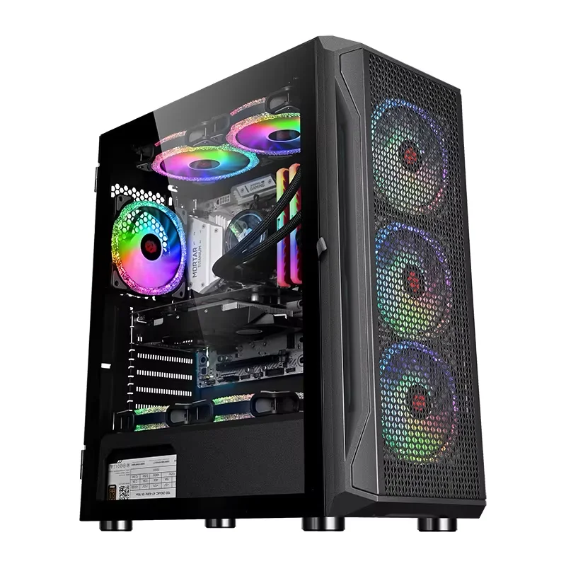 ZeroMaster Black M-ATX & ATX Tower Case Full-size Gaming Computer Cabinet with Excellent Shell for Gaming Enthusiasts