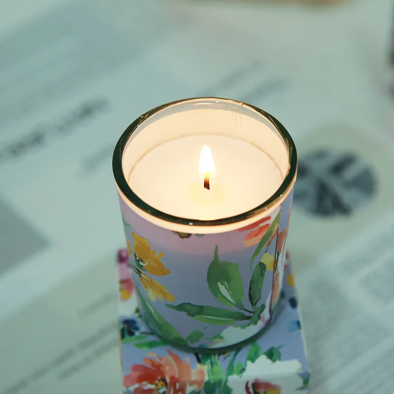 WELLNESS Holiday Ornament Scented Soy Wax Candle Luxury Custom Glass Jar Essential Oils Perfume Candles & Home Fragrance Gift