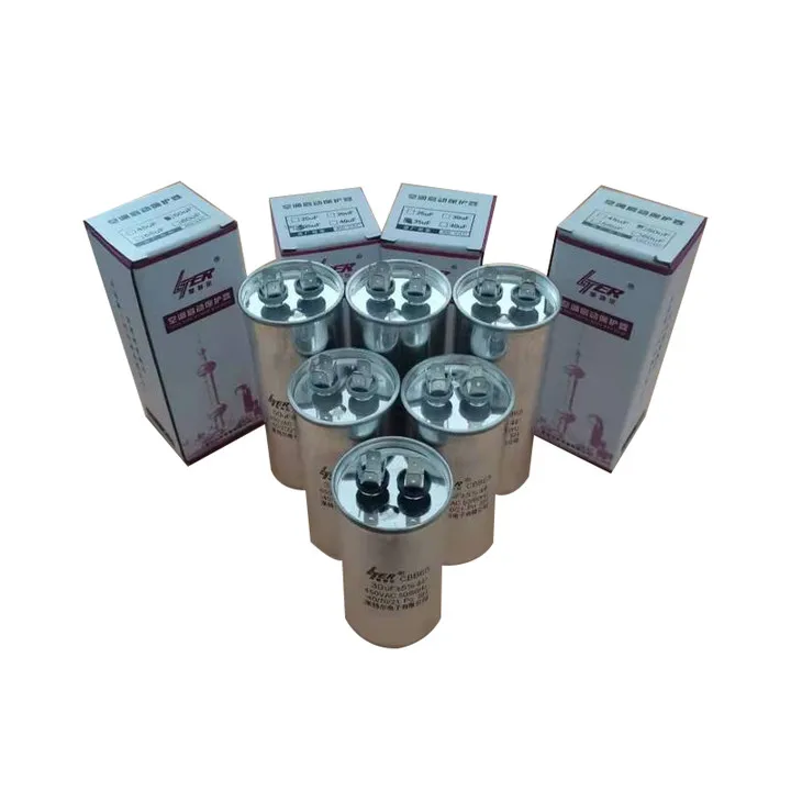 Factory direct 40uf air conditioner capacitor accessories easy to install thickened aluminum shell