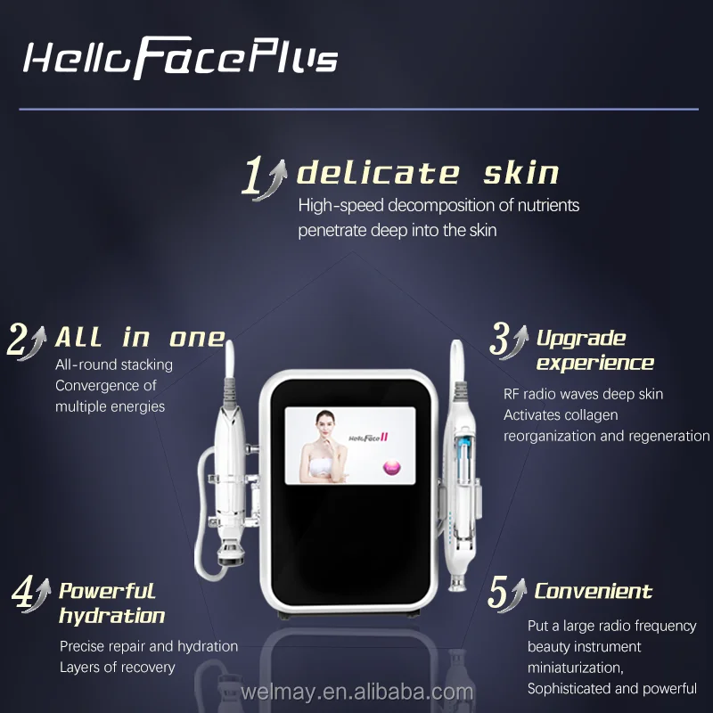Новейший сфокусированный пистолет для мезотерапии Hello Face Welmay косметический пистолет-инжектор подтяжки