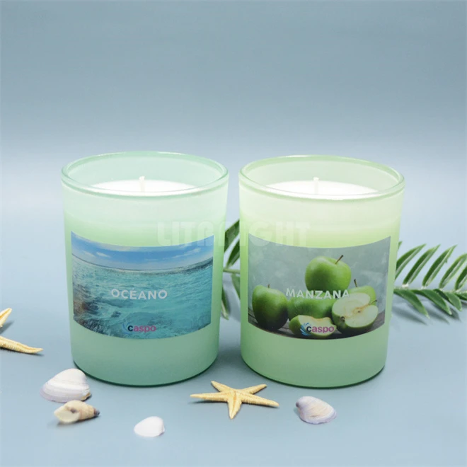 Custom logo Home Scented Paraffin Wax Home Aromatherapy candle factory scented jar candle glass candle wholesale