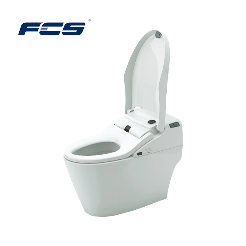 Wholesale North America Standard Certified Modern White Electric Intelligent Automatic Toilet