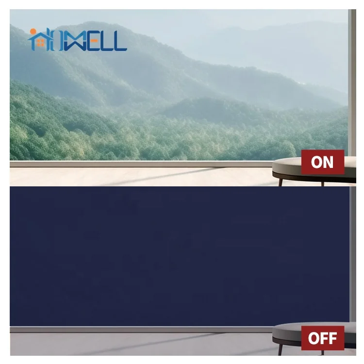 SPD смарт-стекло переключаемое синее различная прозрачность для защиты конфиденциальности