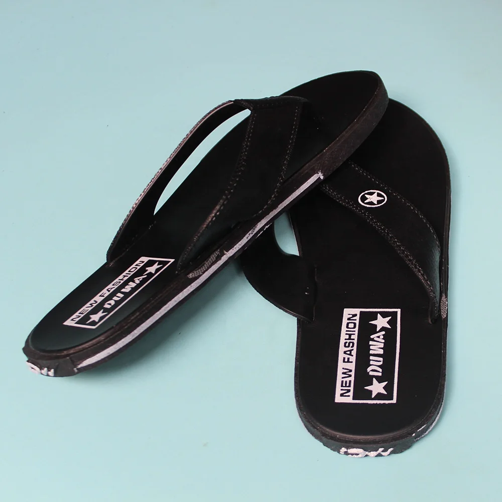 Customized Summer Beach Flip Flops for Men Soft Anti-Slippery Lighted Platform Sandals with Rubber PU PE Insoles Casual Occasion