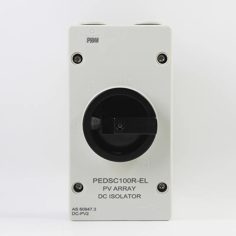 JESIRO PV Solar Isolator IP66 2P 4P Electrical DC1000V Isolator Switch