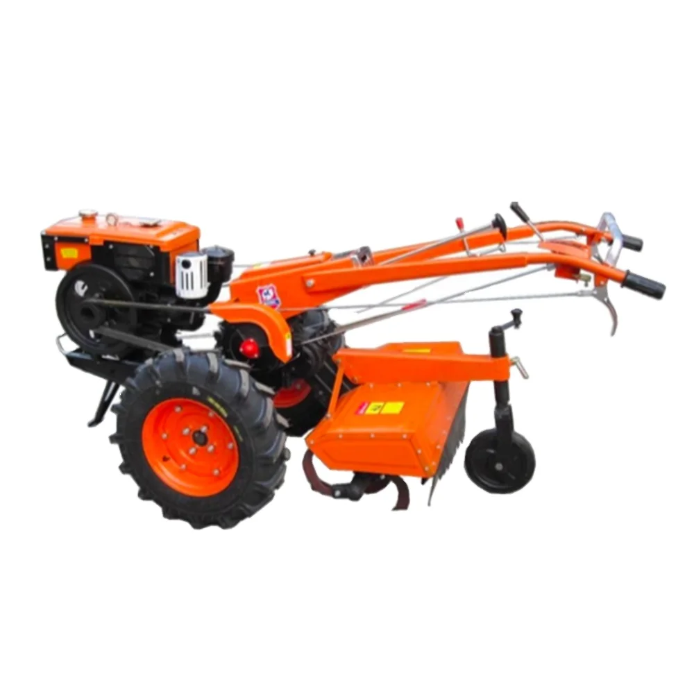 Low Price 12HP 15HP Rotary Hoe Two Wheel Walking Tractor