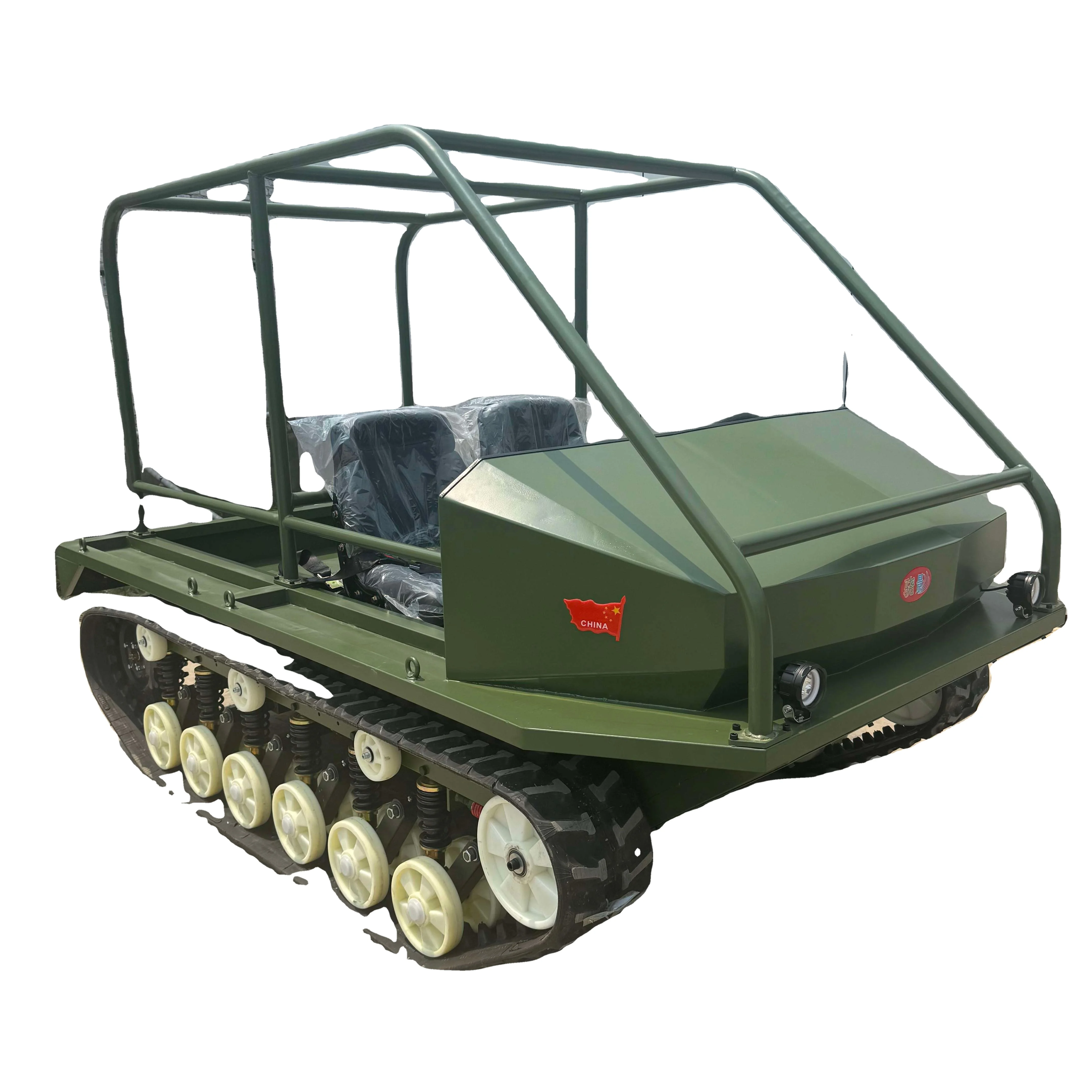 All-Terrain Desert 4x4 Main Battle Vehicle Remote Control Robot Two 4000W Power Motors Indoor Outdoor Cycling