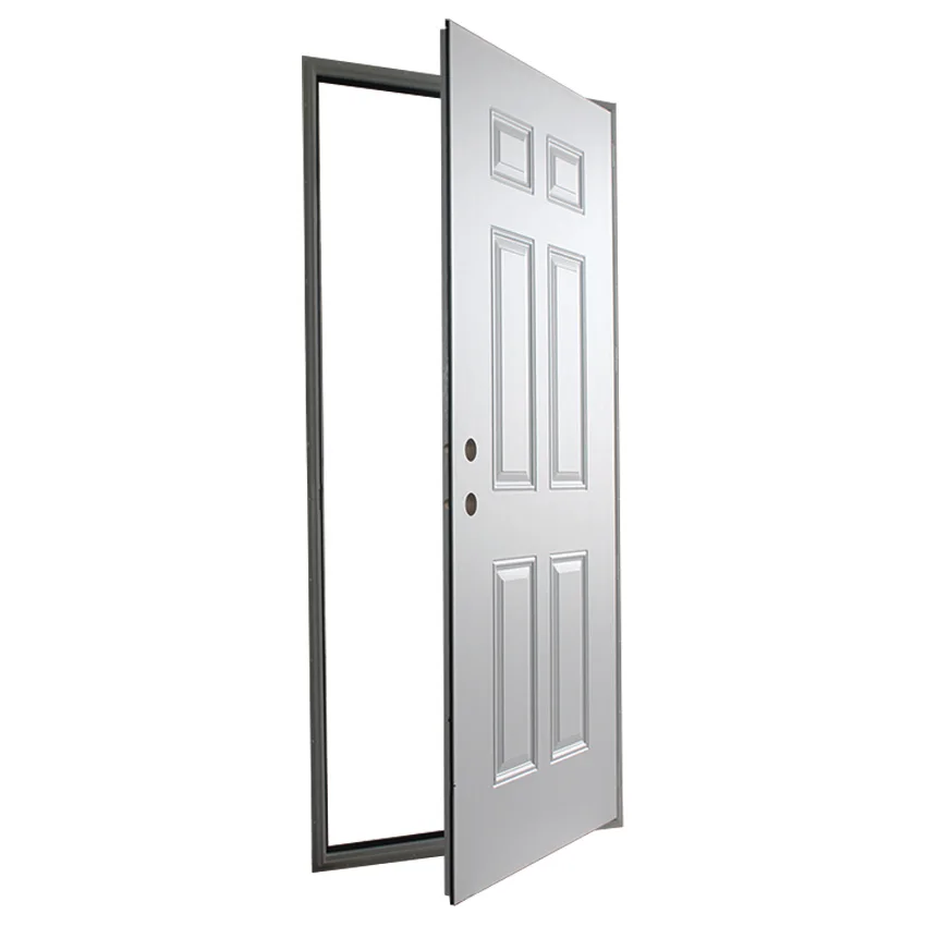 Fangda hot sell outswing door steel door for mobile home carports