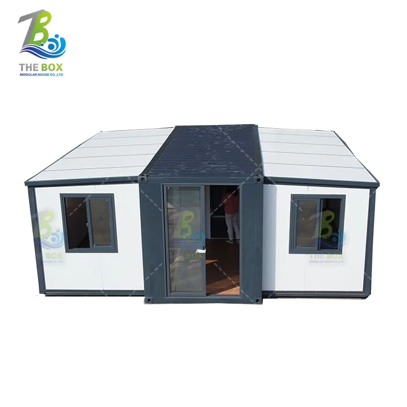 High Quality Prefab 20 40 Foot Foldable Shelter Homes Container House Customized For Villa
