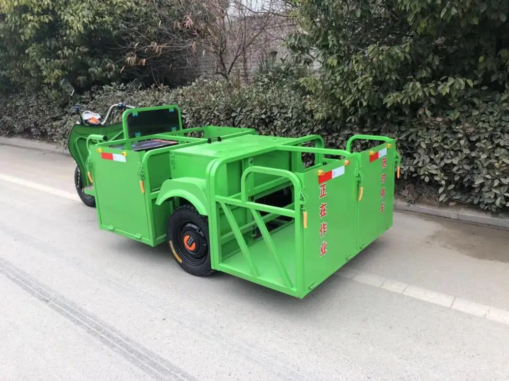 
Electric Three Wheel Small Rubbish Collector Garbage Truck For Sale 