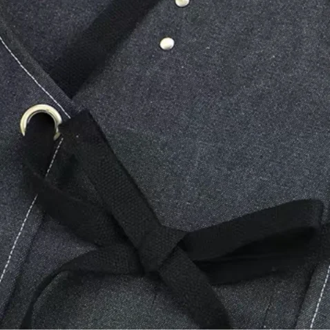 
high quality bbq denim barber chef apron costumize aprons kitchen cooking 