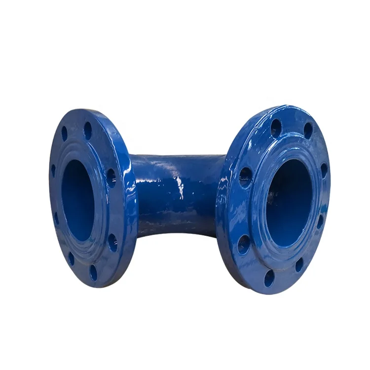 Hot Selling ISO2531 Ductile Iron Pipe and Fittings  DCI Bend Flanged 90 Degree Elbow