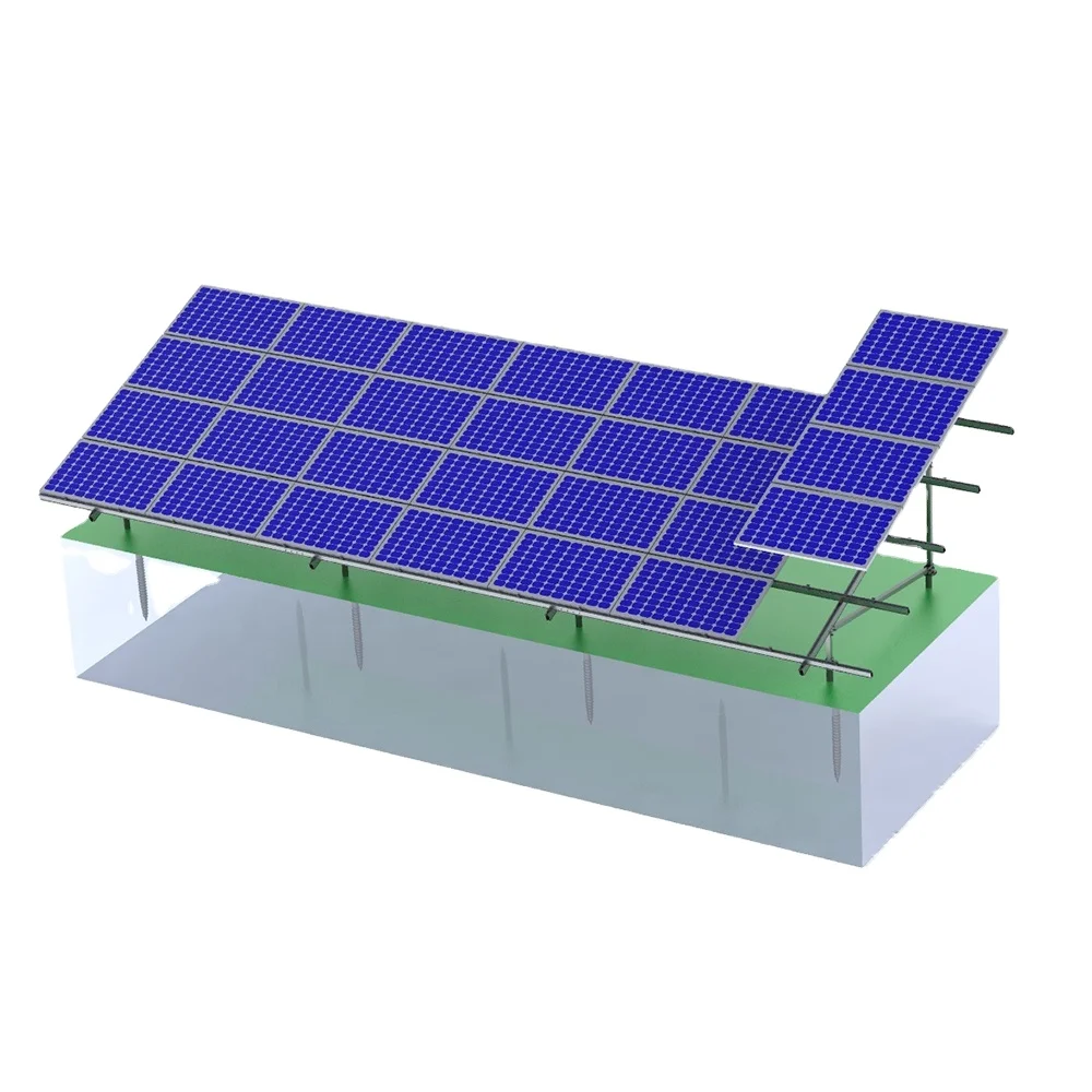 CFS clenergy hardware metal solar bifacial vertical ground mount for installing screw svstem rack system