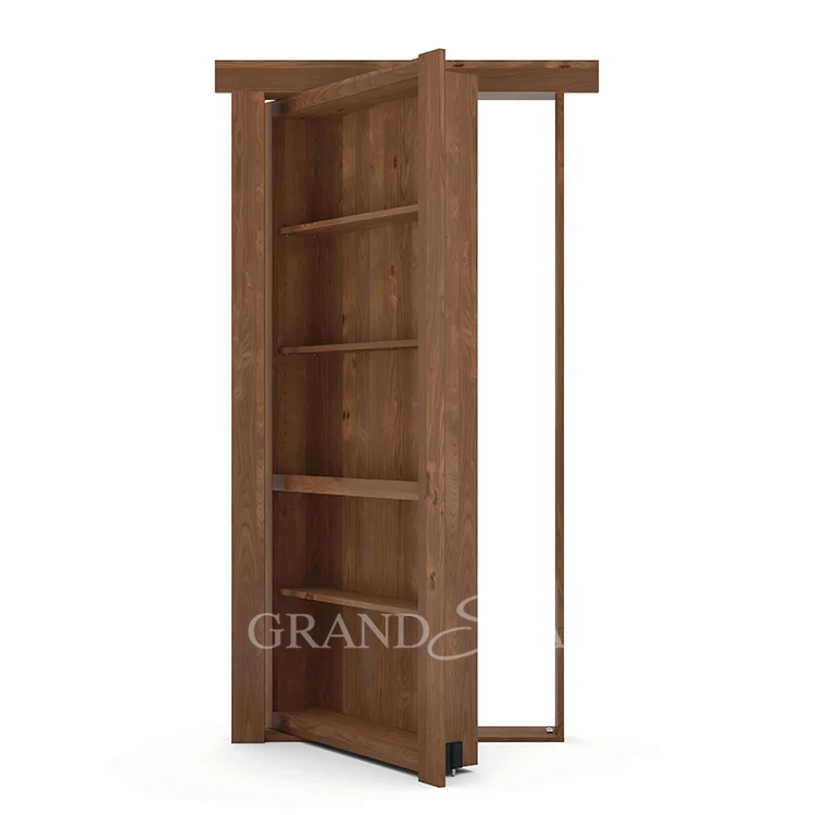 Modern Style Hidden Door Custom Hidden Bookcase Door Home Use Invisible Secret Room Hidden Murphy Door