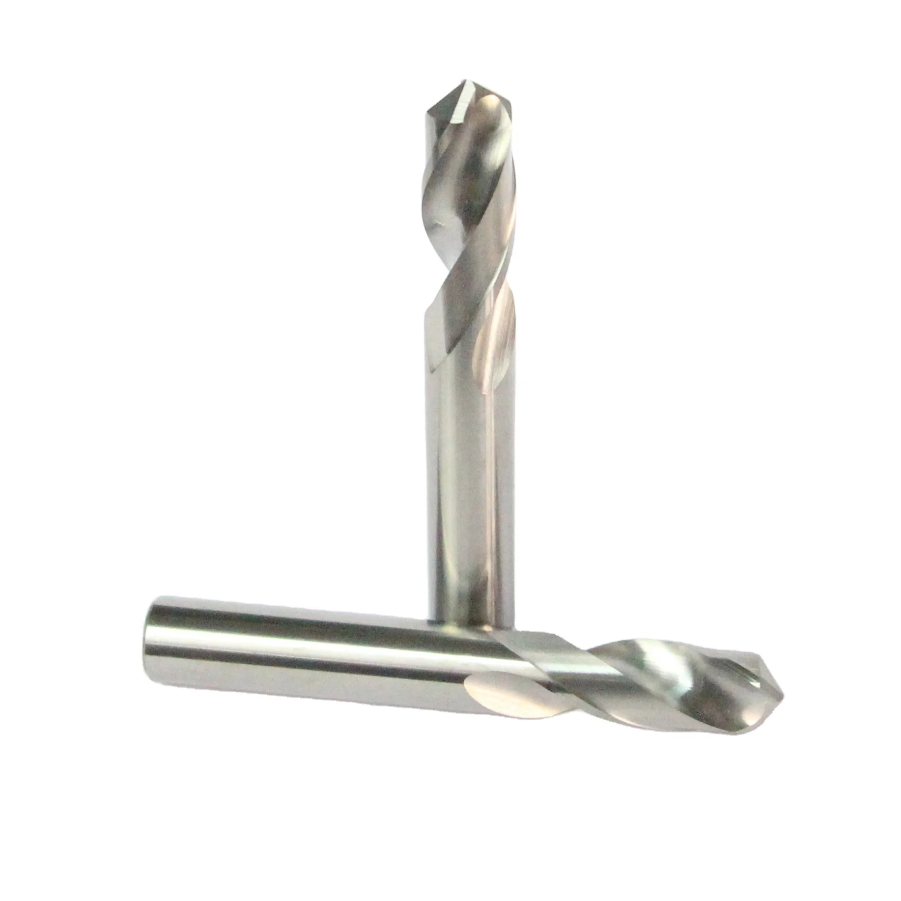 Tungsten carbide cemented carbide twist drill cutting tools for aluminum machining