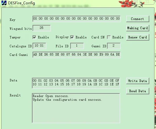 AOPU Encrypted desfire EV1/EV2 Card Reader