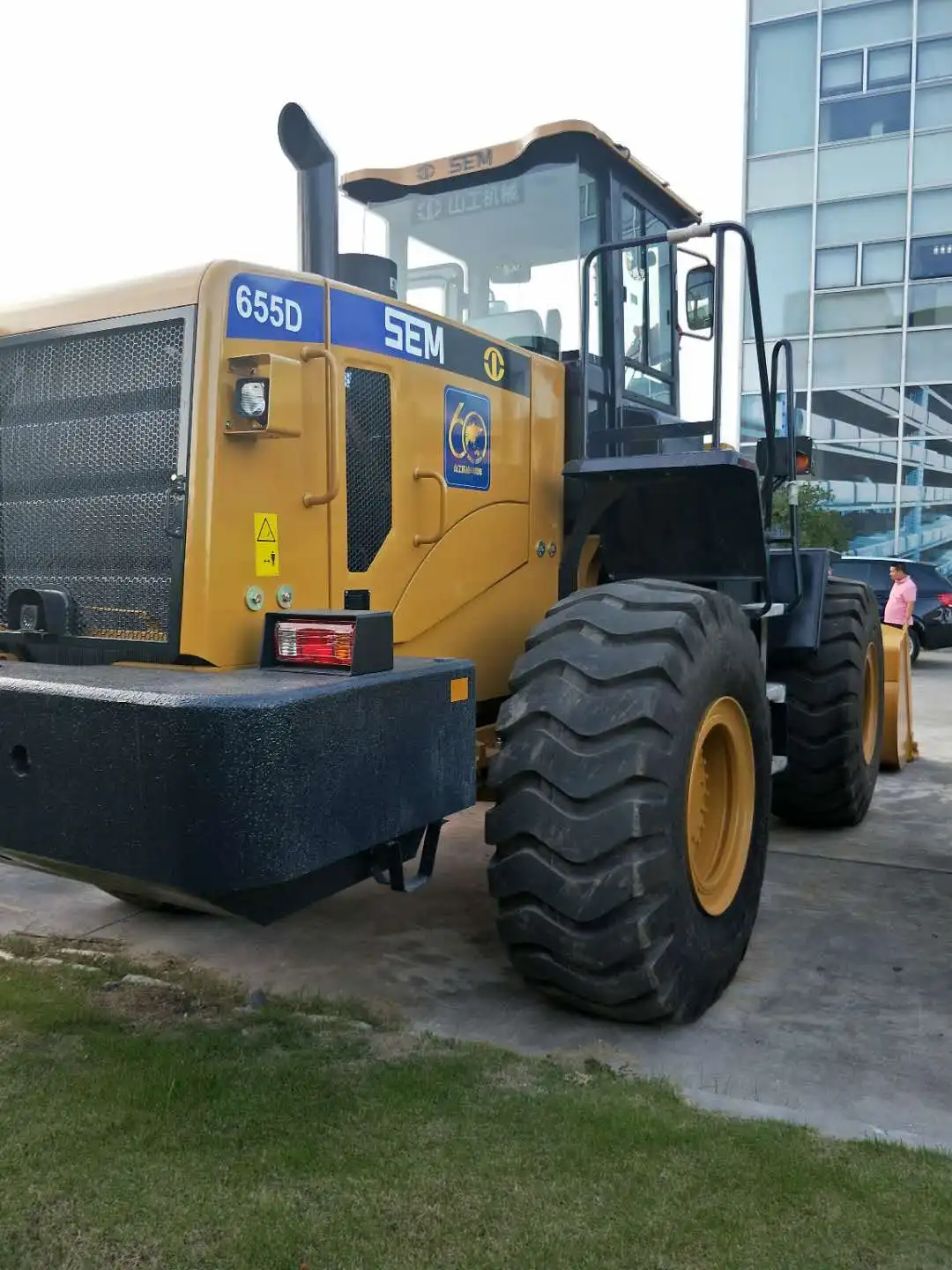 Самая низкая цена на 655d колесный погрузчик Heavy Duty 5 тонн Колесный