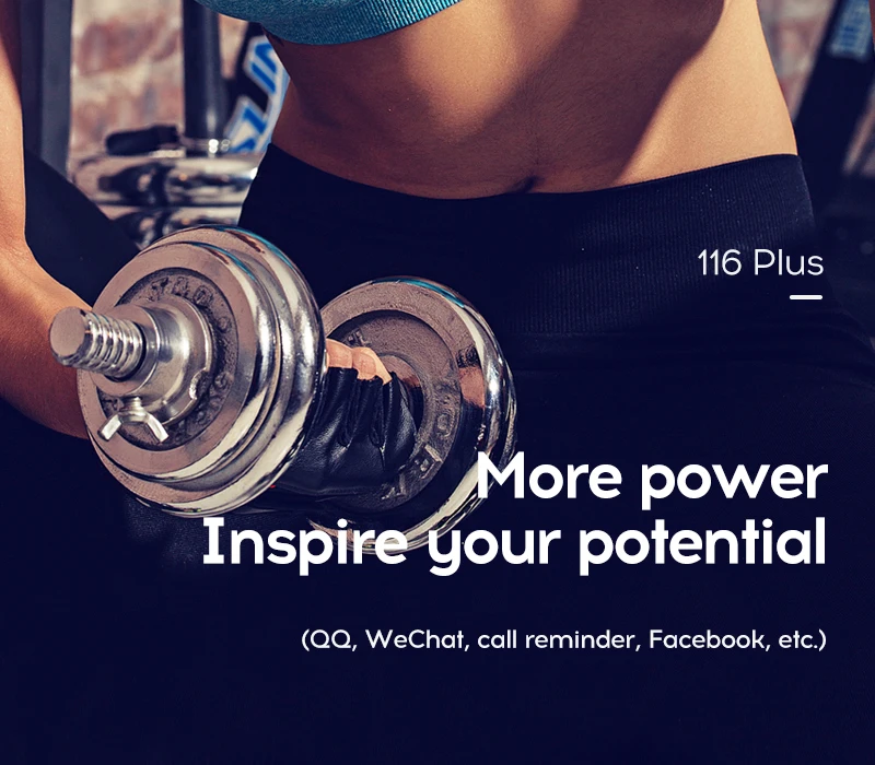 1.3inch Smart Watch Waterproof Smart Wristband Heart Rate Watch Men Women 116plus Smart Band