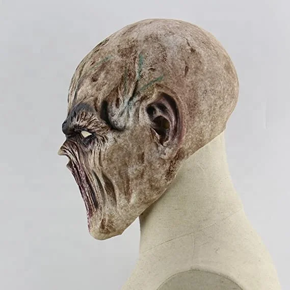 Halloween Scary Mask Terror Ghost Devil Mask Latex Biochemical Heads Alien Zombie Masquerade Party Mask