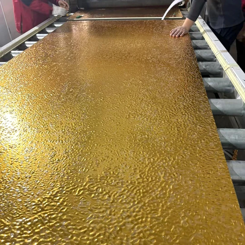 Water Ripple mirror surface interior decoration Bamboo Charcoal board pvc wall panel modern home design