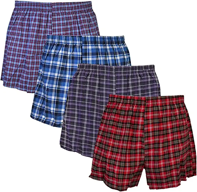 Casual custom private label 100% cotton breathable mens boxer briefs shorts