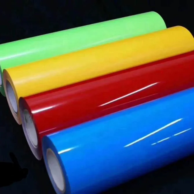 PVC heat transfer vinyl PVC vinyl easy cutting and weeding for plotter cutting PVC materials HTV for clothes DIY design