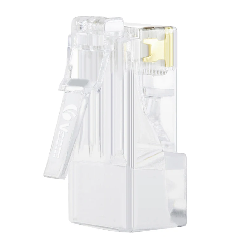 Разъемы VCOM Ethernet RJ45, штепсельная вилка Cat6 для сети 8P8C, штепсельная вилка Cat 6 RJ45