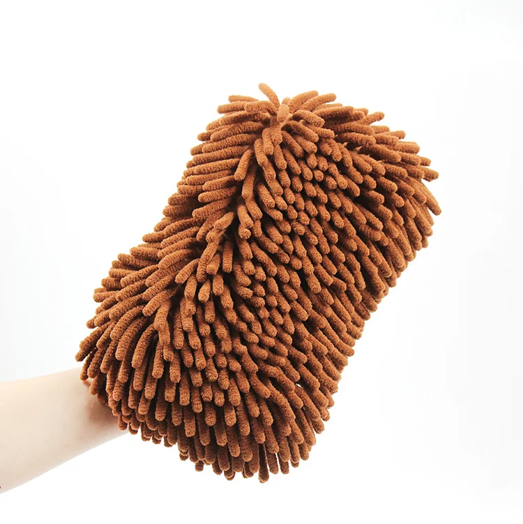 chenille glove for car clean