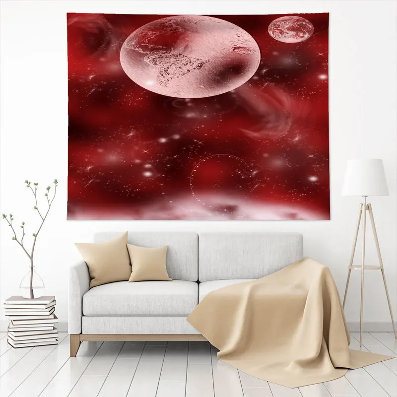 Custom Logo Printed Wall Hanging Tapestry For Home Decor Polyester French Blankets Printing Blanket Decoration Home Wall Carpet