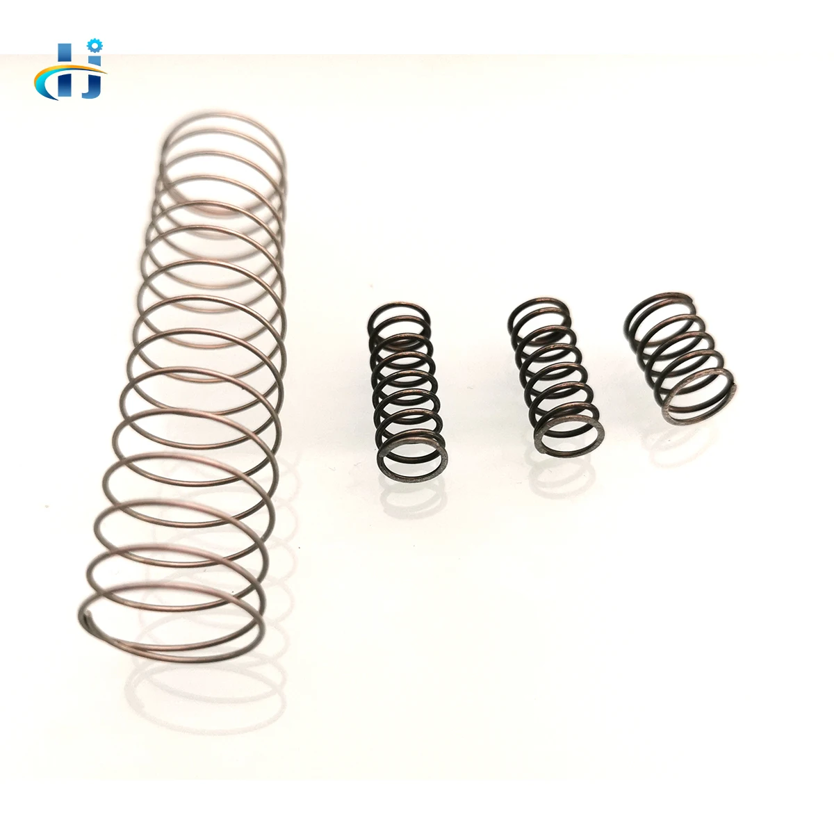 Black Powder Coated High Strength Electrical Equipment Using Helical Coil Torsional Springs Constant Force Steel Coil Strip