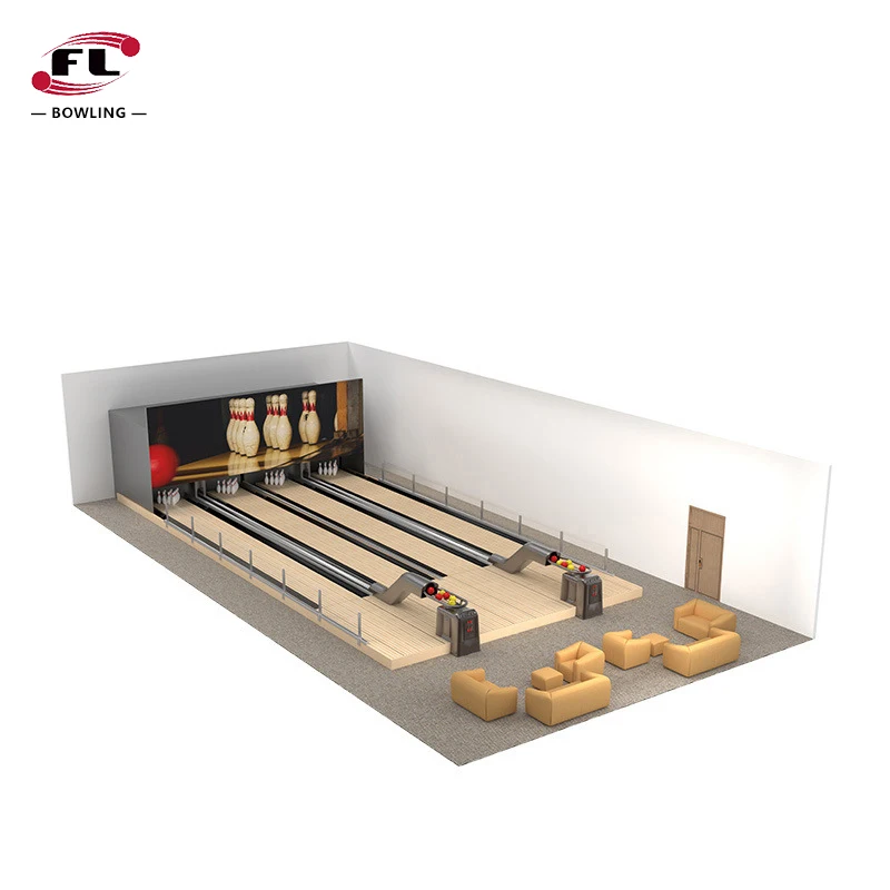 Indoor Bowling Alley Entertainment Equipment Bowling Lane Complete of Bowling Alley for Adult and Children