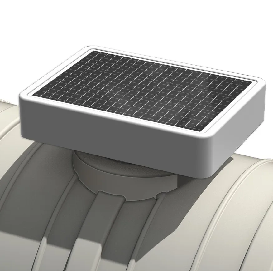 Zero Electric Cost Water Tank Cooler Fan Self-Driven Solar Extractor Box 6' Centrifugal Air Blower Fan for Water Water Cooling