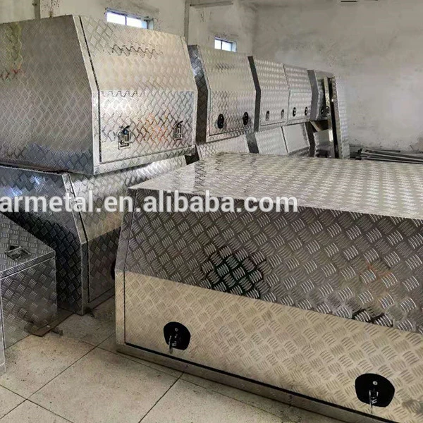 2400*1775*860mm  OEM Heavy Duty flat aluminum ute canopy storage case kits underbody truck box trailer cabinet metal drawers bed