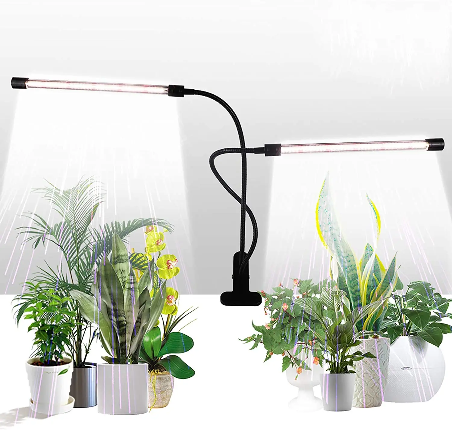 Banqcn New  wholesale USB Led plant grow light  2 heads 3 heads 4 heads for garden warehouse