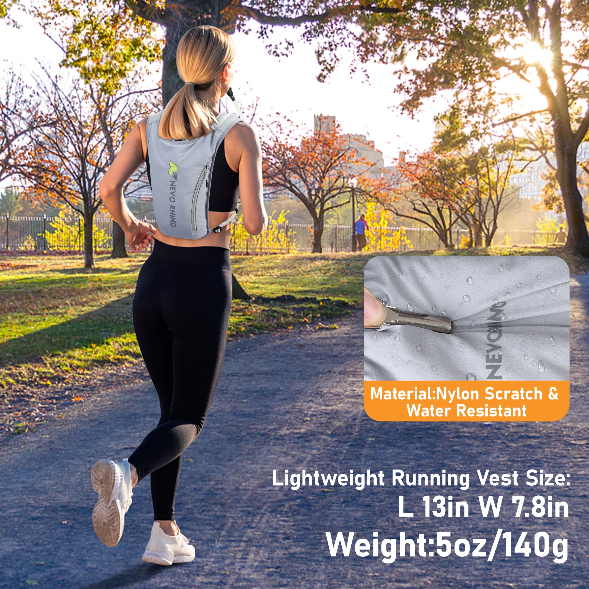 Professional manufacturer 5.5L waterproof bladder drinking sports vest Running hydration vest backpack for men