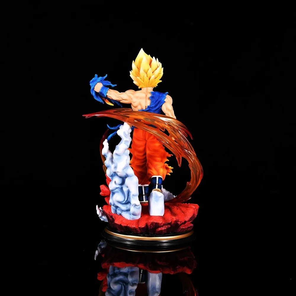27Cm Good Quality Dragoned Ball Goku Standing Anime Cartoon Model Toy Anime PVC Figure