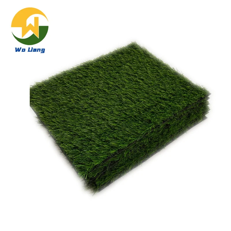 
Cheaper green artificial grass rug for garden applied to used to decorate badminton court and others sports venues 